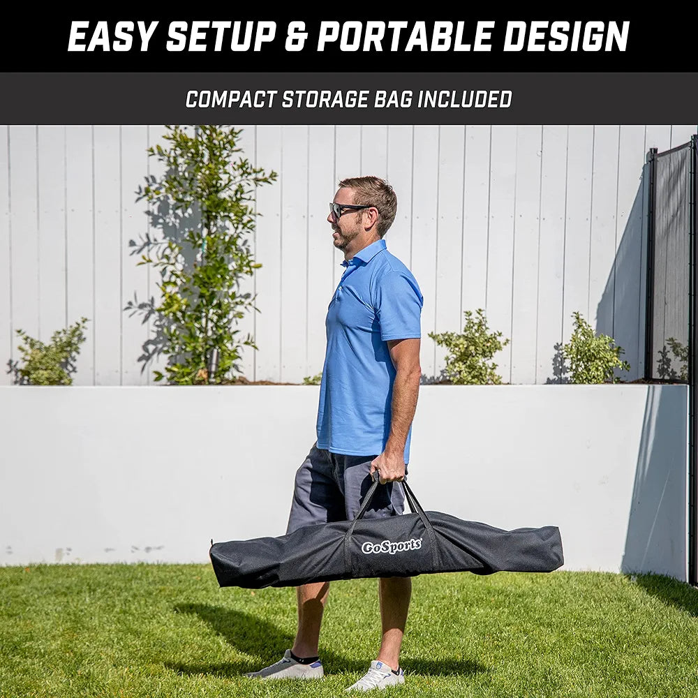 GoSports Golf Practice Hitting Net - Choose Between Huge 10 x 7 ft or 7 x 7 ft Nets - Personal Driving Range for Indoor or Outdoor Use - Designed by Golfers for Golfers
