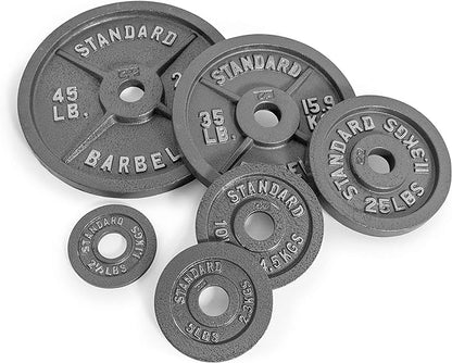 CAP Barbell Olympic 2-Inch Weight Plates Gray
