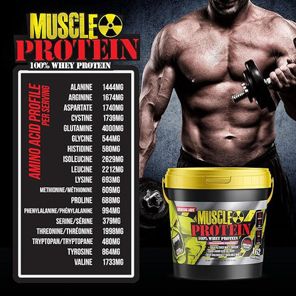Whey Protein Powder [15 lbs/Pack of 1]–Strawberry Protein, Cold Filtered, 25g Pure Protein, 6.6g BCAAs/Serving(Packaging May Vary)