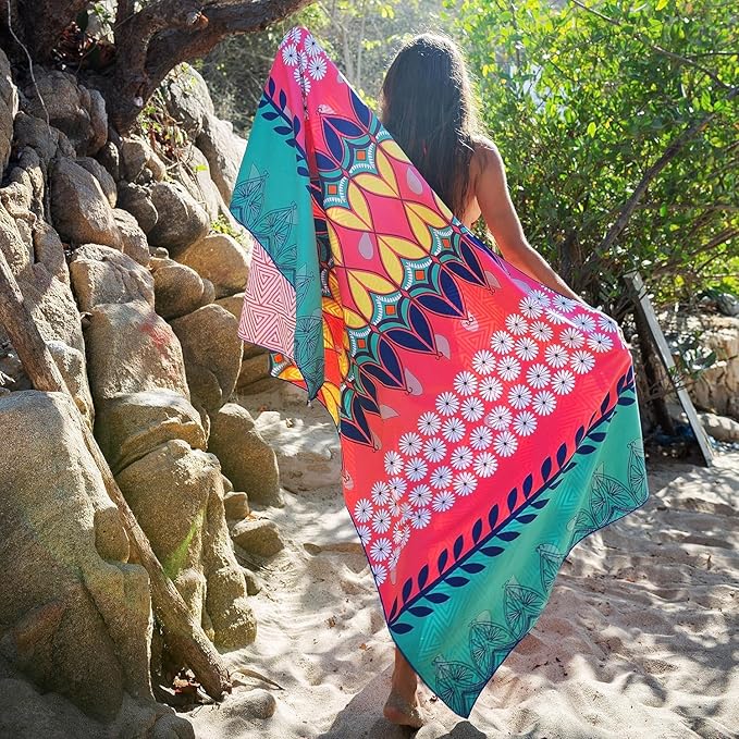 Elite Trend Microfiber Beach Towel - Extra Large 78x35 Inch
