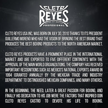CLETO REYES Training Gloves with Leather Strap & Attached Thumb and Hook & Loop Closure