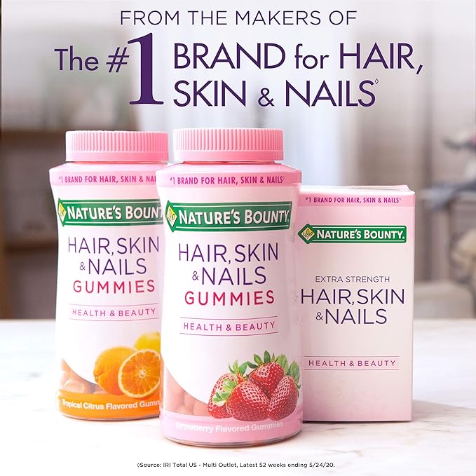 Nature's Bounty Biotin 10,000mcg, Supports Beautiful Hair, Glowing Skin and Healthy Nails, Rapid Release Softgels, 120 Count (Pack of 3)