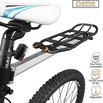 Ibera PakRak Bicycle Seat Post Commuter Rack and Quick-Release Bag