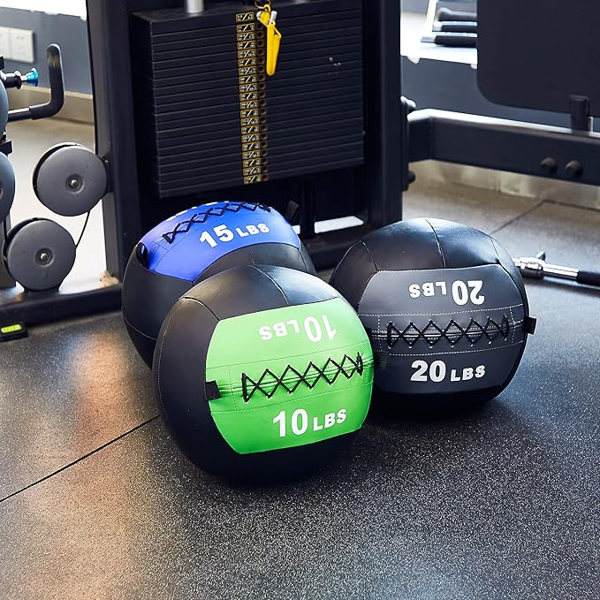 Signature Fitness Workout Exercise Fitness Weighted Medicine Ball