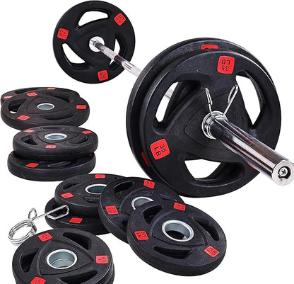 Signature Fitness Olympic 2-Inch Cast Iron Plate Weight