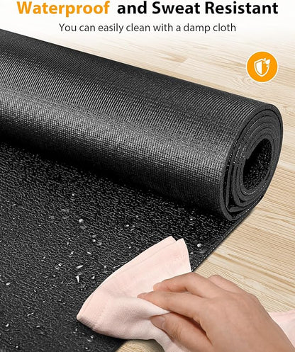 Foldable Rubber Treadmill Mat - Exercise Bike Mat