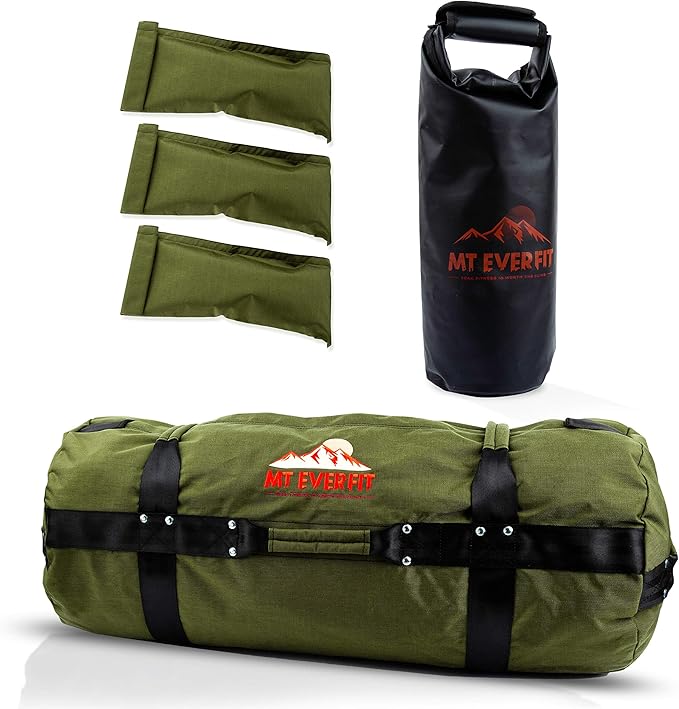 Sandbag Workout Bag & Sandbag Kettlebell Set - 1050 Cordura 8 Thick 3 Inner