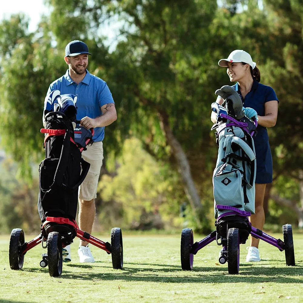 Clicgear Model 4.0 Golf Push Cart, 3-Wheel Foldable Walking Golf Cart