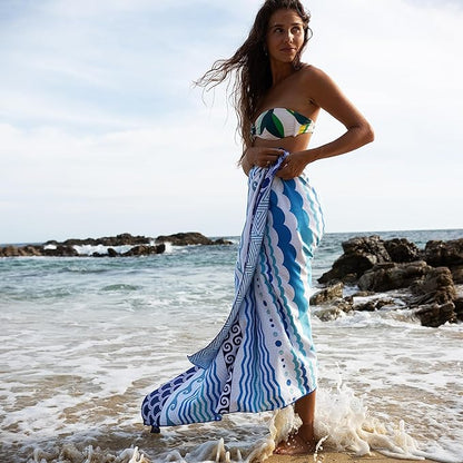 Elite Trend Microfiber Beach Towel - Extra Large 78x35 Inch