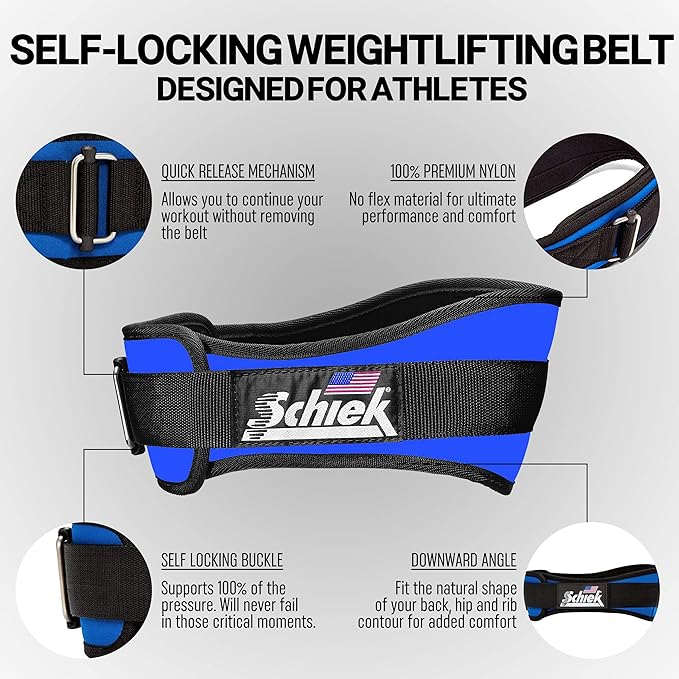Schiek Sports Model 2006 Nylon 6" Weight Lifting