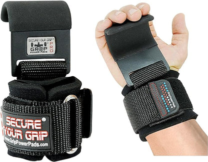 Weight Lifting Hooks Heavy Duty Lifting Wrist Straps