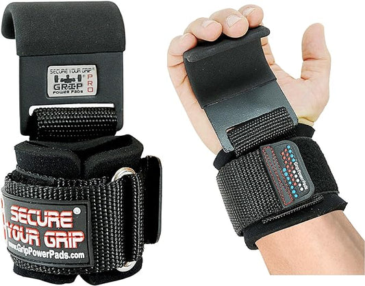 Weight Lifting Hooks Heavy Duty Lifting Wrist Straps