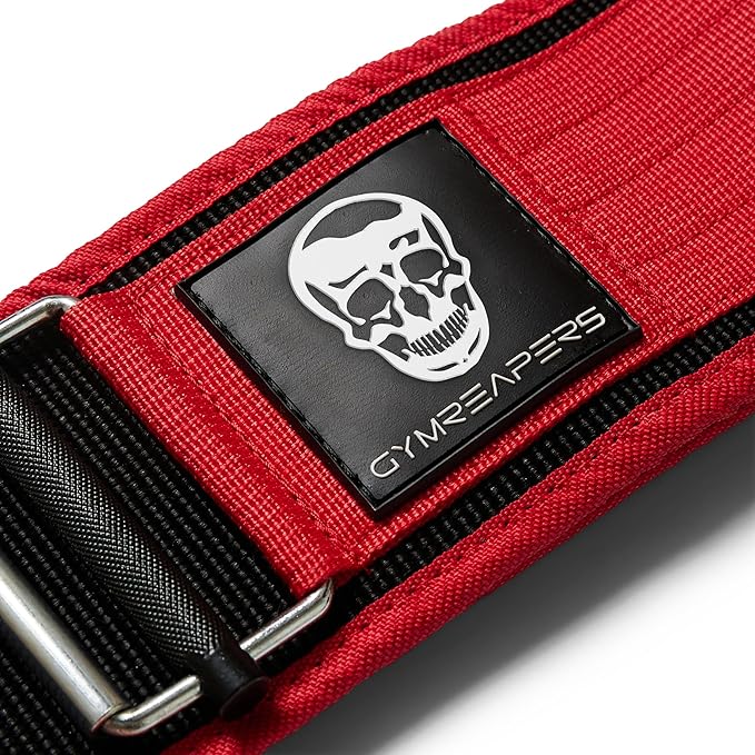Gymreapers Quick Locking Weightlifting Belt for Bodybuilding 4 Inch