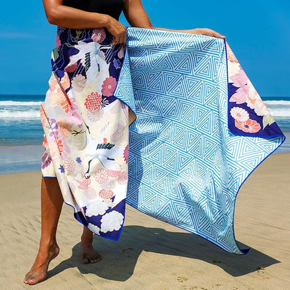 Elite Trend Microfiber Beach Towel - Extra Large 78x35 Inch
