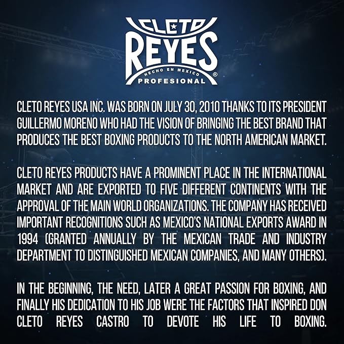 CLETO REYES Training Gloves with Leather Strap & Attached Thumb and Hook & Loop Closure
