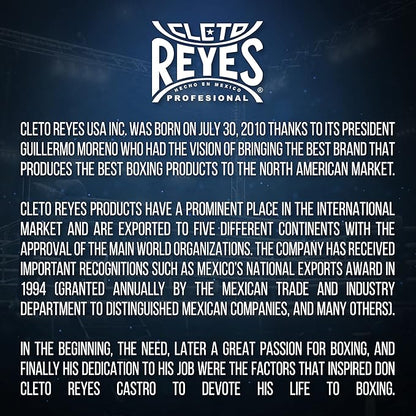 CLETO REYES Training Gloves with Leather Strap & Attached Thumb and Hook & Loop Closure