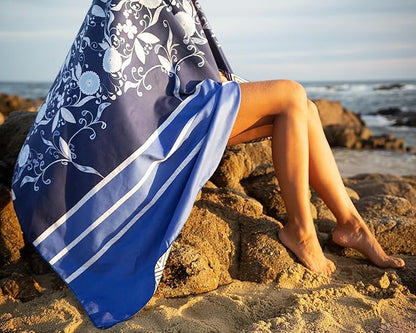 Elite Trend Microfiber Beach Towel - Extra Large 78x35 Inch