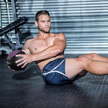 RitFit Weighted Medicine Ball - Non-Slip Rubber Shell