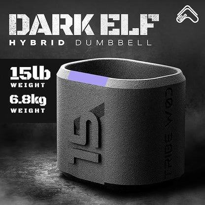 Tribe WOD Dark Elf Hybrid Dumbells 10-35lb - 1)