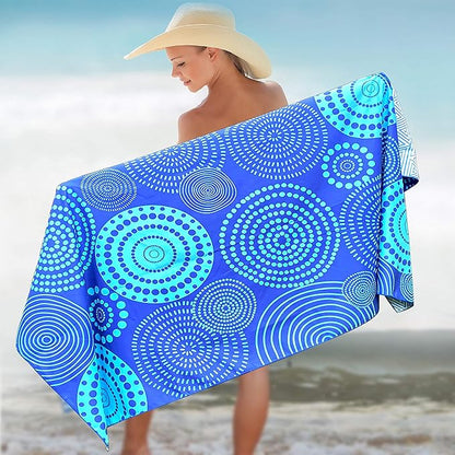 Elite Trend Microfiber Beach Towel - Extra Large 78x35 Inch