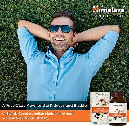 Himalaya UriCare Herbal Supplement, Kidney & Bladder Support, Urinary Tract & Urine Flow Support, Caffeine Free, Non-GMO, Gluten Free, Vegetarian, 240 Capsules, 60 Day Supply