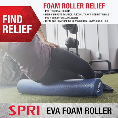 SPRI Foam Roller High Density Closed Cell EVA 12 & 36-Inch Lengths)