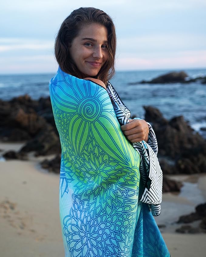 Elite Trend Microfiber Beach Towel - Extra Large 78x35 Inch