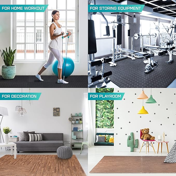 Yes4All 12, 16, 36 SQ. FT Puzzle/Interlocking Exercise