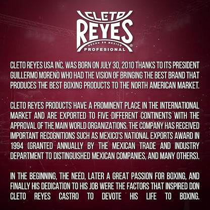 CLETO REYES Training Gloves with Leather Strap & Attached Thumb and Hook & Loop Closure
