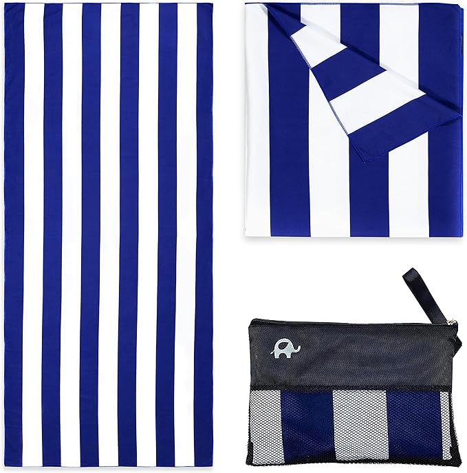 Elite Trend Large Beach Towel for Travel – 63x31 Inch
