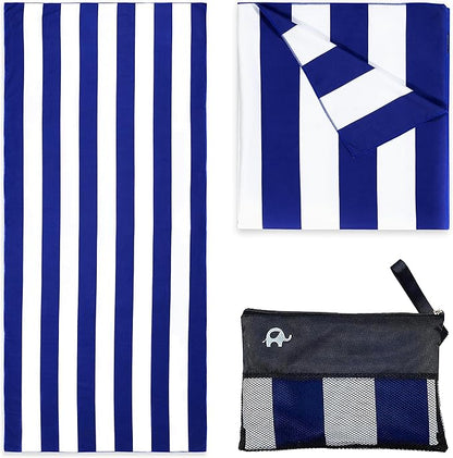 Elite Trend Large Beach Towel for Travel – 63x31 Inch