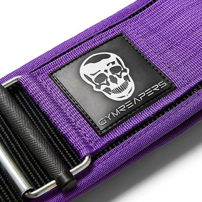 Gymreapers Quick Locking Weightlifting Belt for Bodybuilding 4 Inch