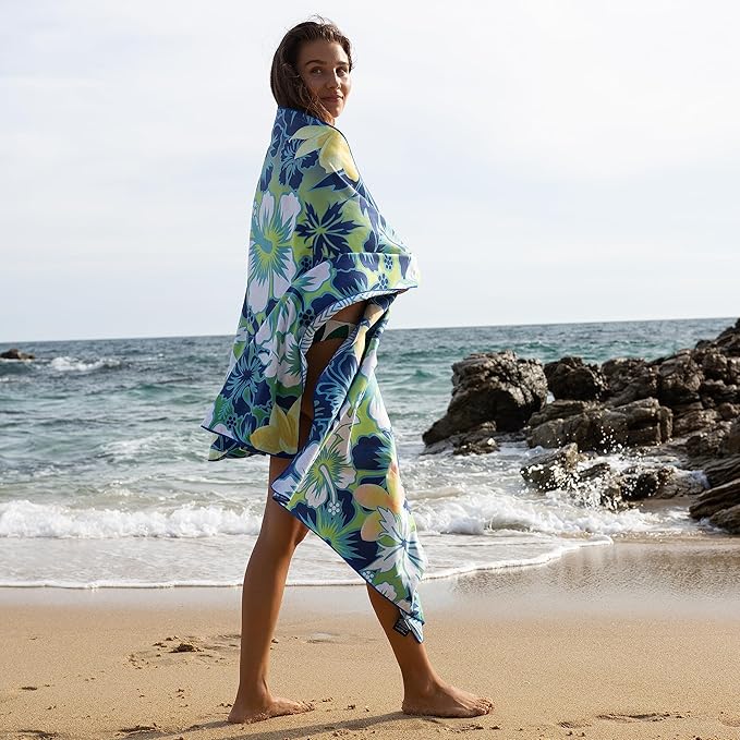 Elite Trend Microfiber Beach Towel - Extra Large 78x35 Inch