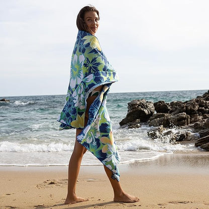 Elite Trend Microfiber Beach Towel - Extra Large 78x35 Inch