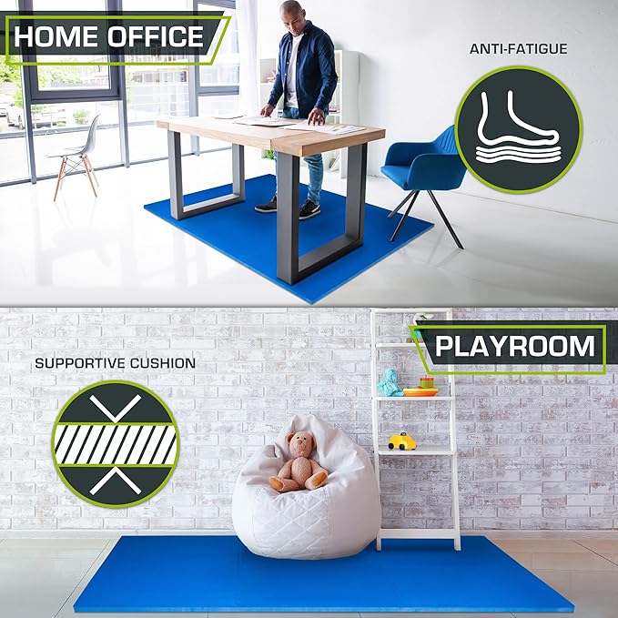 ProsourceFit Extra Thick Puzzle Exercise Mat ¾” and 1"