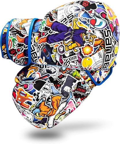 Sanabul Sticker Bomb Adult Boxing Gloves Kickboxing MMA training Punching Heavy Bag
