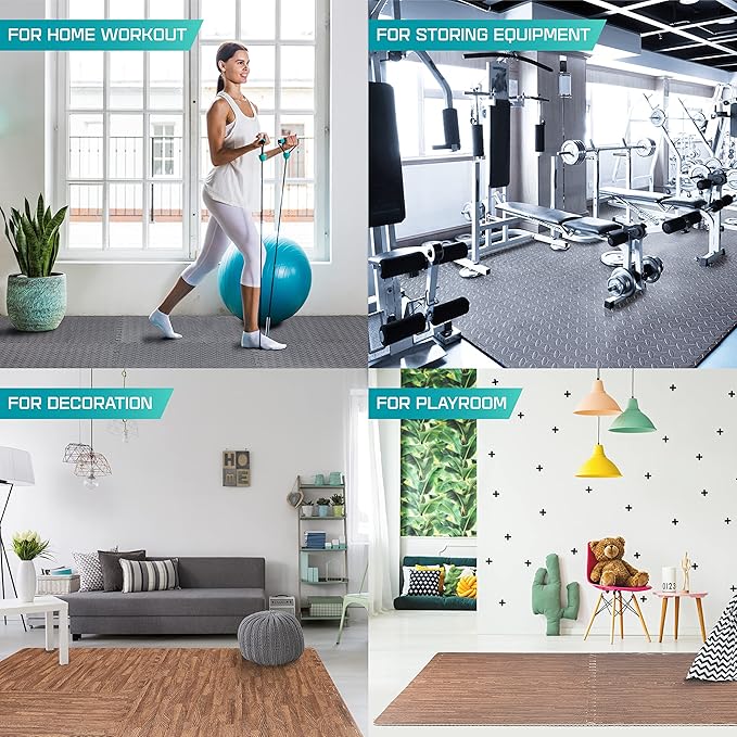 Yes4All 12, 16, 36 SQ. FT Puzzle/Interlocking Exercise