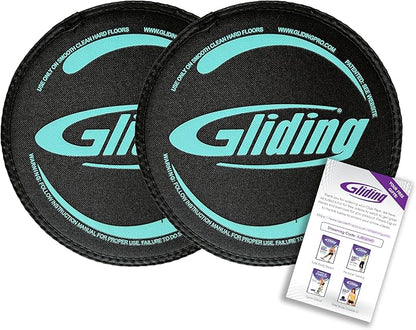Gliding Discs for Working Out - Exercise Sliders 1 Pair, 4 Streaming