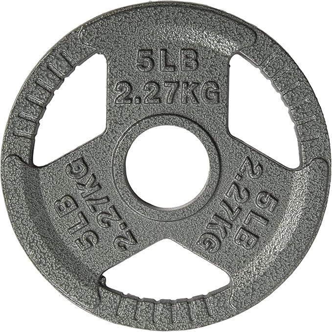 Yes4All Olympic Rubber Grip Plates for Barbell 2-Inch Weight