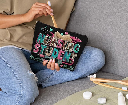 Nursing Student Makeup Bag, Nursing Student Gifts, Nursing Student Essentials, Future Nurse Gifts, Nurse Appreciation Gifts, Nurse Accessories, Nurse Graduation Gifts Cosmetic Bag Makeup Pouch