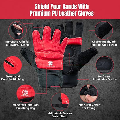 Inflatable Punching Bag for Kids 3-12 with Boxing Gloves - Tall 63 Inch Stable & Thick Punching Bag for Practicing Karate, Taekwondo and to Exert Excess Energy - Birthday Gift for Kids