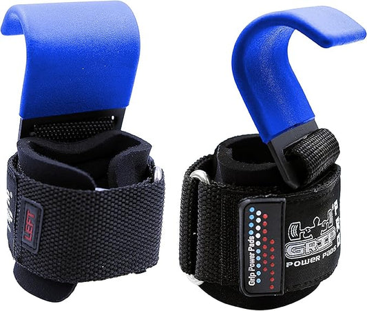 Weight Lifting Hooks Heavy Duty Lifting Wrist Straps