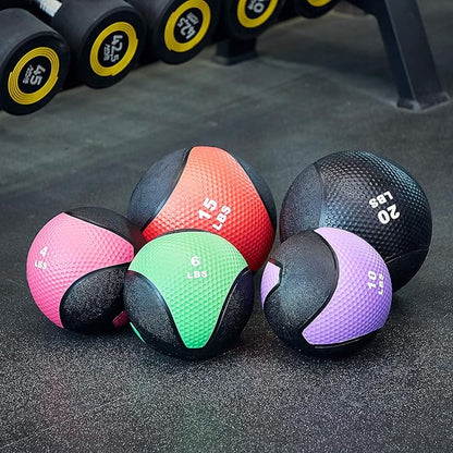Signature Fitness Workout Exercise Fitness Weighted Medicine Ball
