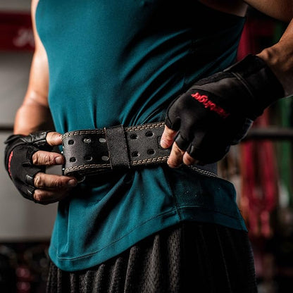 Harbinger Harbinger Padded Leather Belt Black