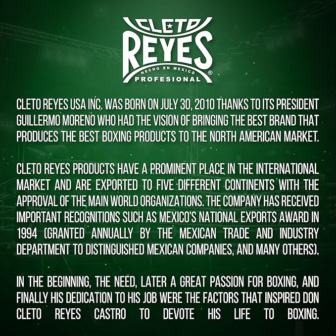 CLETO REYES Training Gloves with Leather Strap & Attached Thumb and Hook & Loop Closure