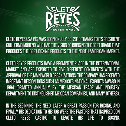 CLETO REYES Training Gloves with Leather Strap & Attached Thumb and Hook & Loop Closure