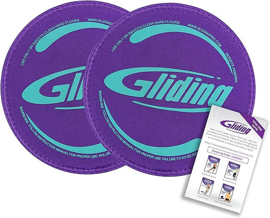Gliding Discs for Working Out - Exercise Sliders 1 Pair, 4 Streaming