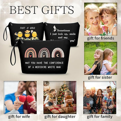 Inspirational Motivational Empowerment Feminist Gifts for Women Female Feminist Cosmetic Makeup Pouch Bag