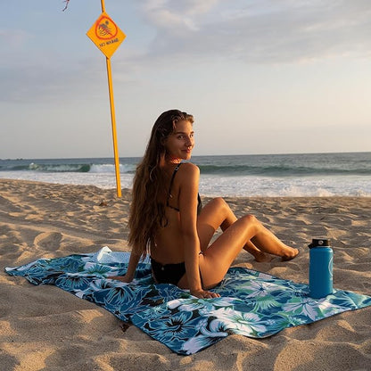 Elite Trend Large Beach Towel for Travel – 63x31 Inch
