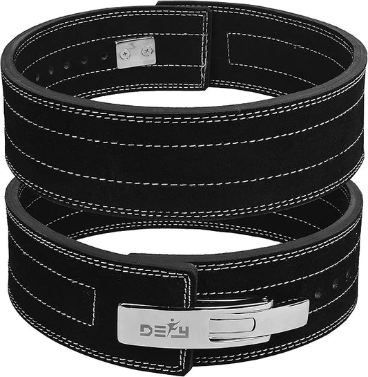 DEFY Weightlifting Lever Belt – 4” Wide Powerlifting 10MM Lever